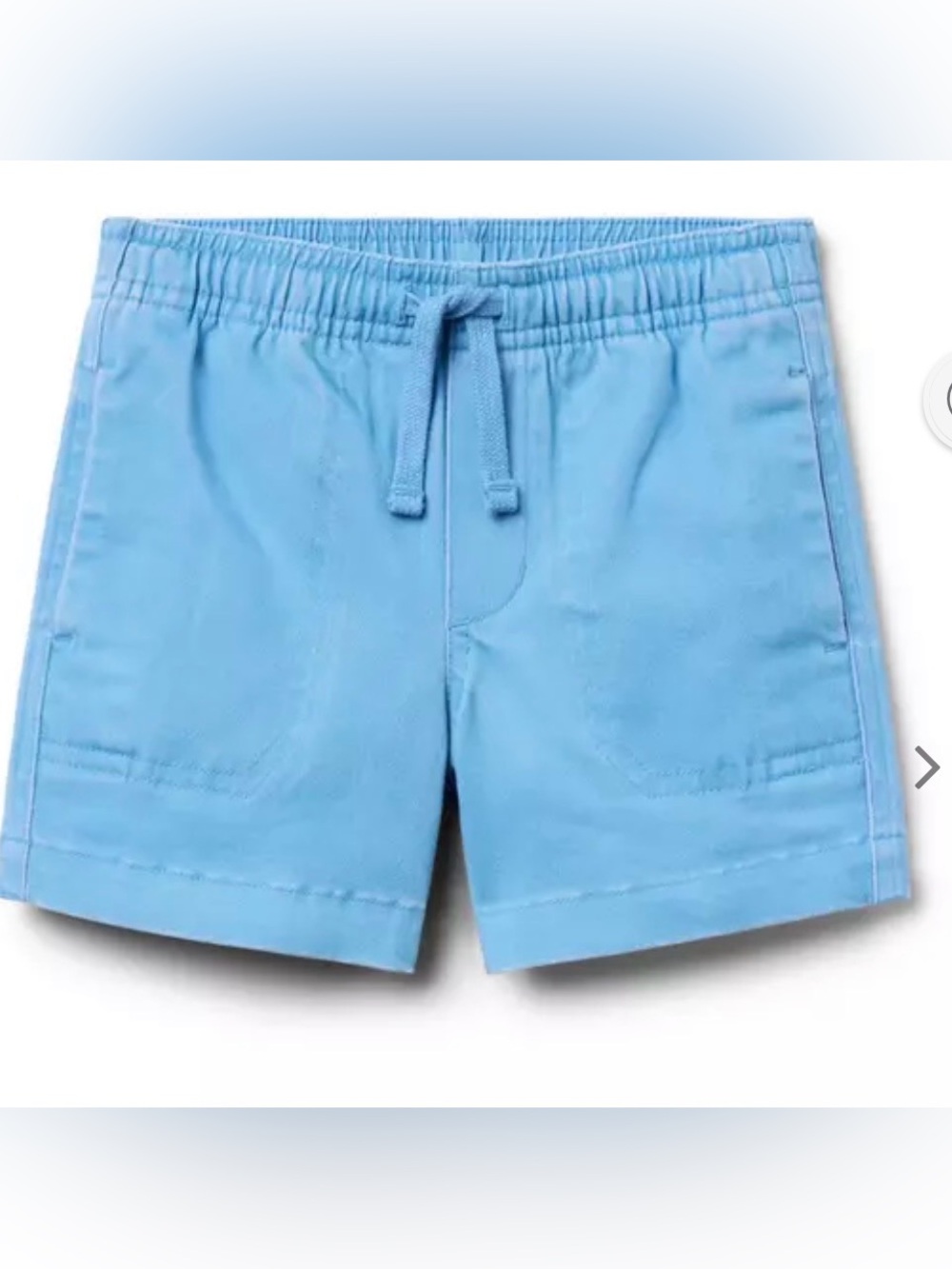 Janie and Jack Twill Patch Pocket Pull-On Short